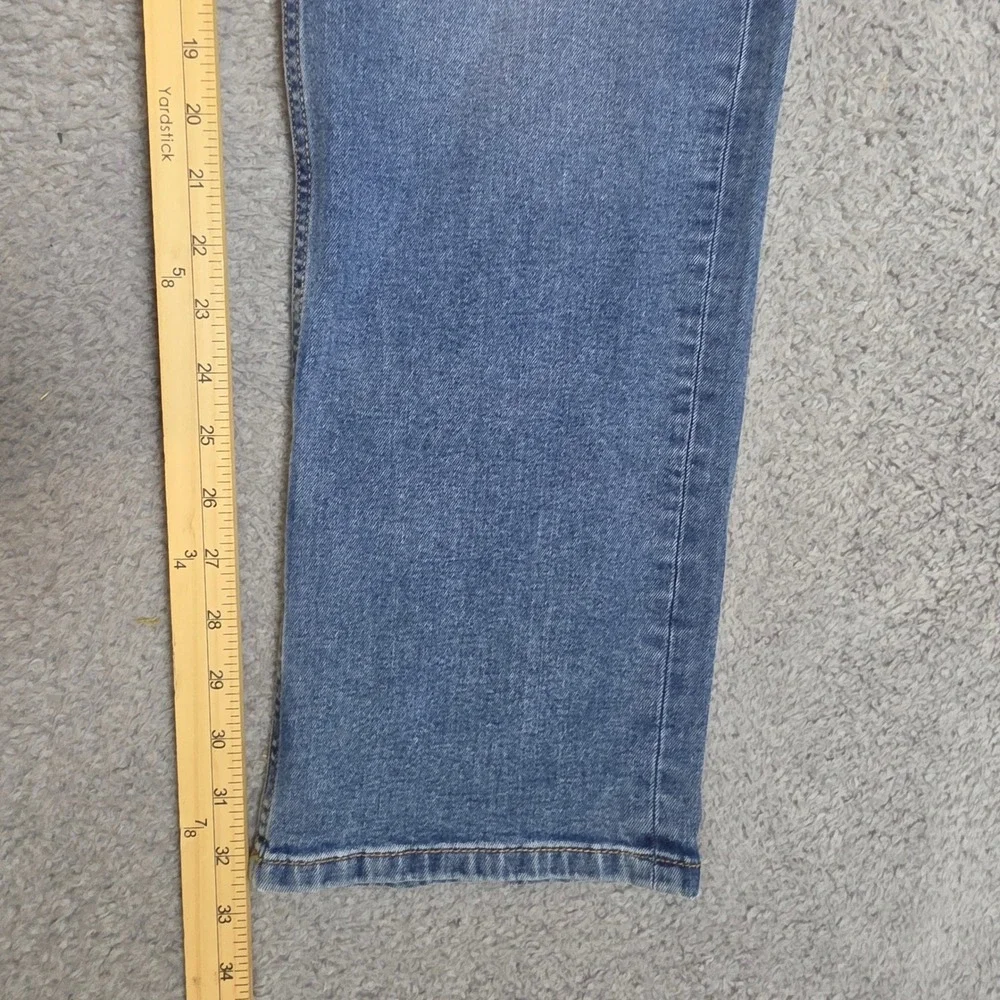 IZOD Straight Fit Jeans Mens 36x32 Blue NEW Comfort Stretch Denim 5-Pocket